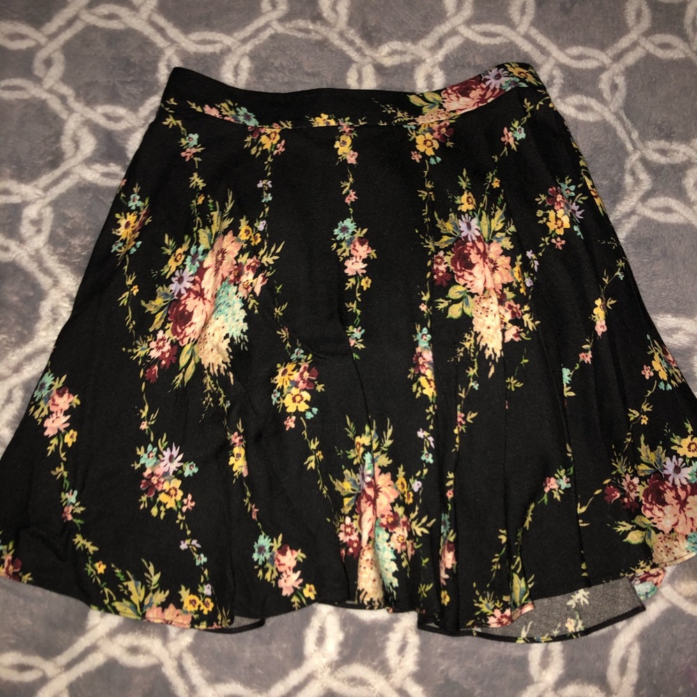 alice + olivia floral skirt